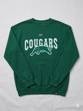 22 Fresh University of Regina Cougars Graphic Crewneck Sweatshirt